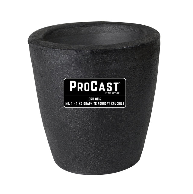 ProCast™ Premium Black No. 1 - 1 Kg Foundry Crucible by PMC Supplies