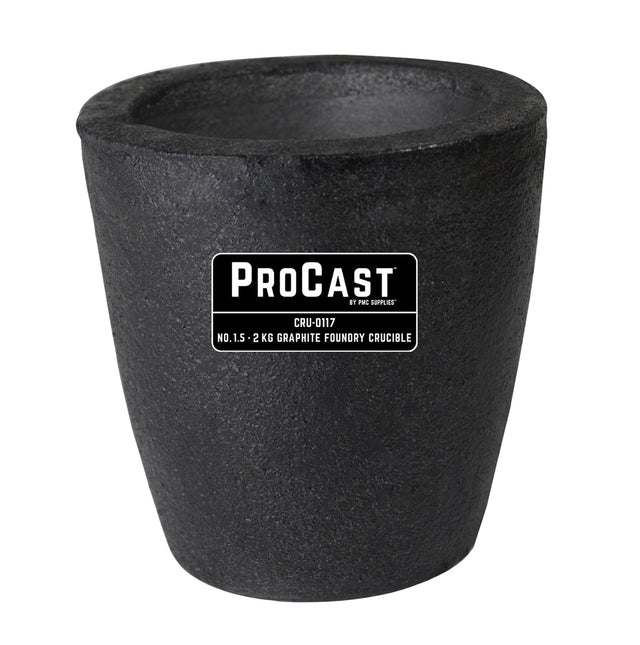 ProCast™ Premium Black No. 1.5 - 2 Kg Foundry Crucible by PMC Supplies