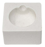 Square Ceramic Crucible 2" x 2" x  1"