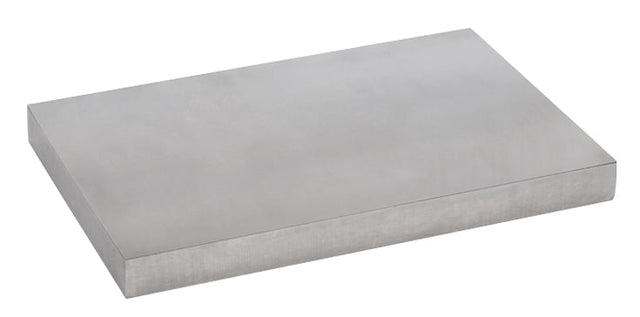 6 x 4 x 1/2 inch steel bracelet bench block for jewelry making and stamping
