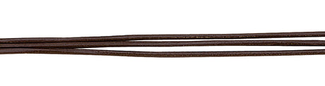 10 Meters - 1 mm Round Brown Leather Cord