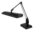 Dazor 2 Tube Fluorescent Light Desk-Type Lamp - Black, 110V with 33" Reach by PMC Supplies