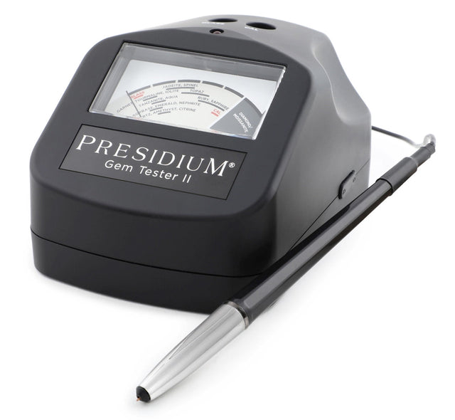Presidium Gem Tester PGT II portable diamond and moissanite tester with analog gauge and probe