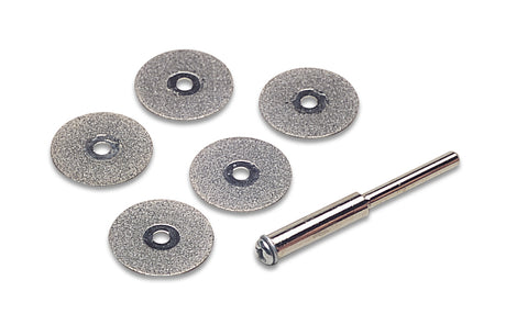 5-Piece Diamond Wheel Set with Mandrel