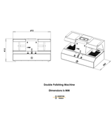 Durston 1424 Pro Double Sided Dust Collector With Variable Speed Polishing Motor-110V