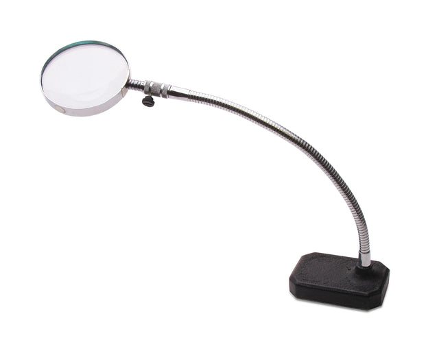 2X Gooseneck Magnifier with 3-1/2" Lens