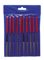 10 Piece Diamond Needle File Set - 5-1/2"