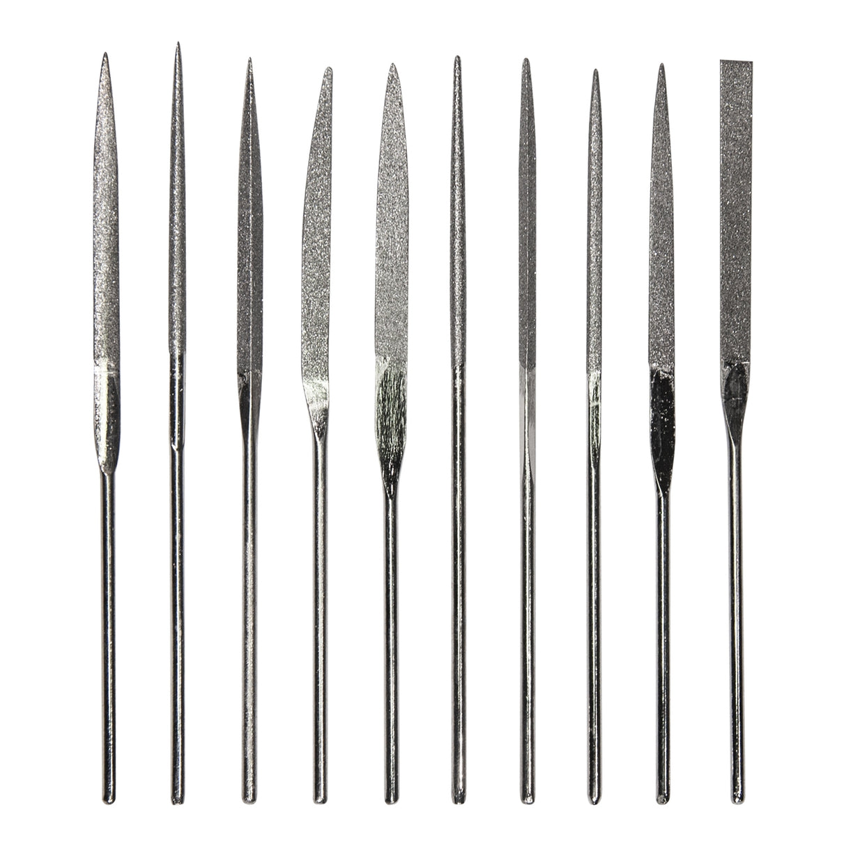 10-Piece Diamond Needle File Set - 4"