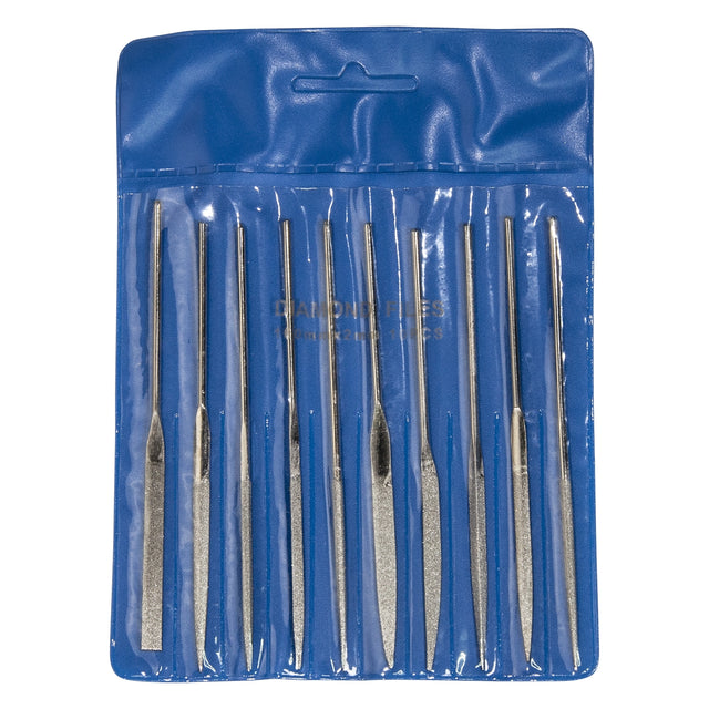 10-Piece Diamond Needle File Set - 4"