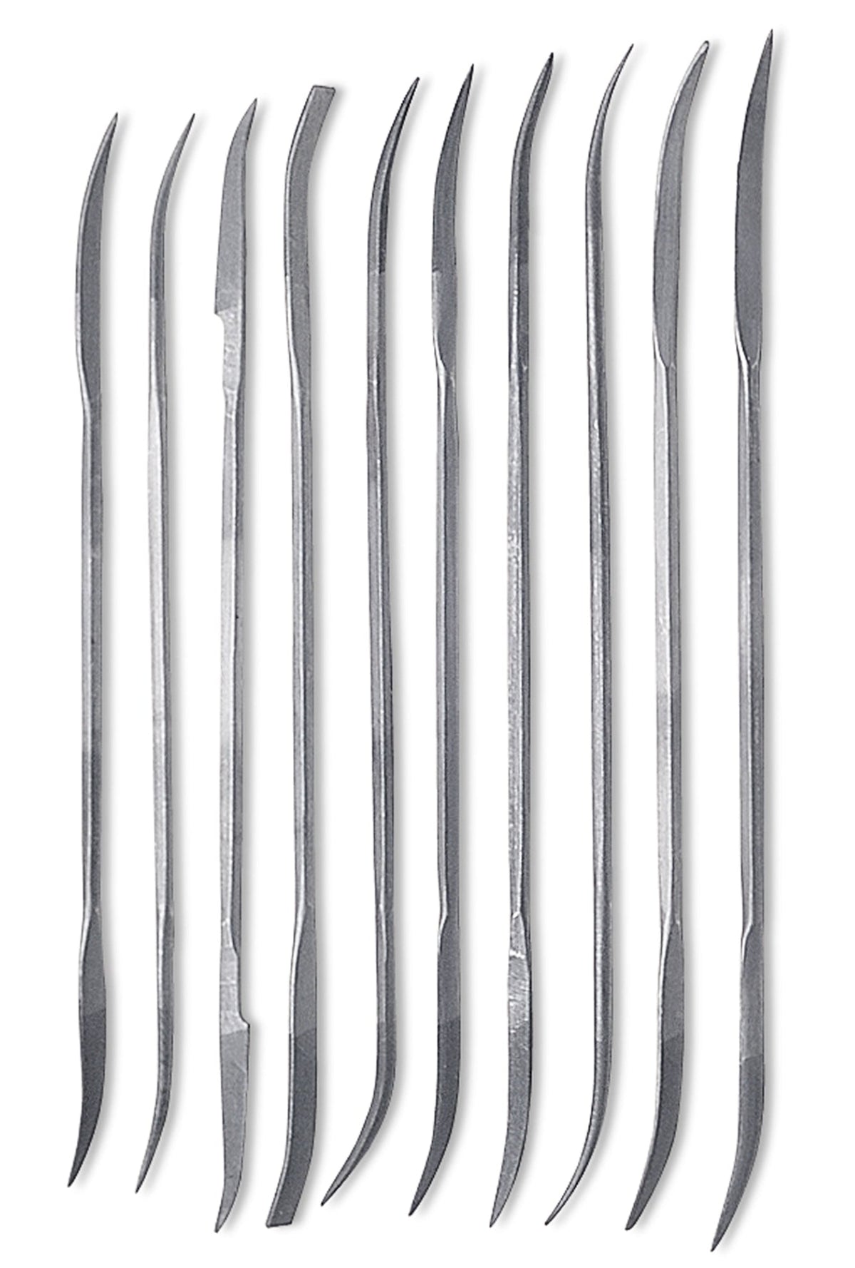 616 Riffler Riffler Files Set - 10 Piece, 6 inch Double-Ended for Precision ...