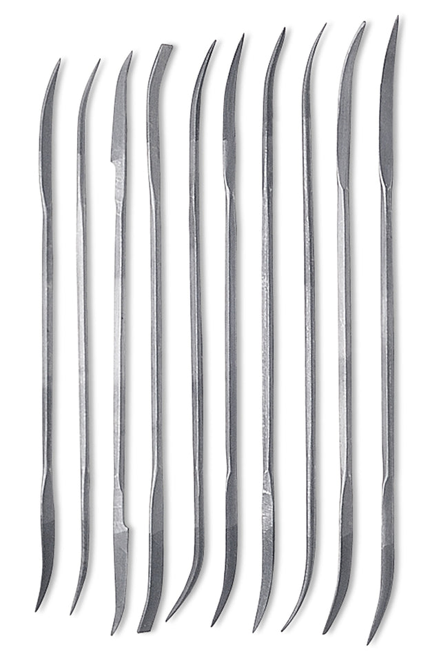 10 Piece Riffler Files Set - 6" 