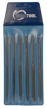 6-piece needle file set Cut 2, 5.5-inch precision metalworking and crafts tool kit