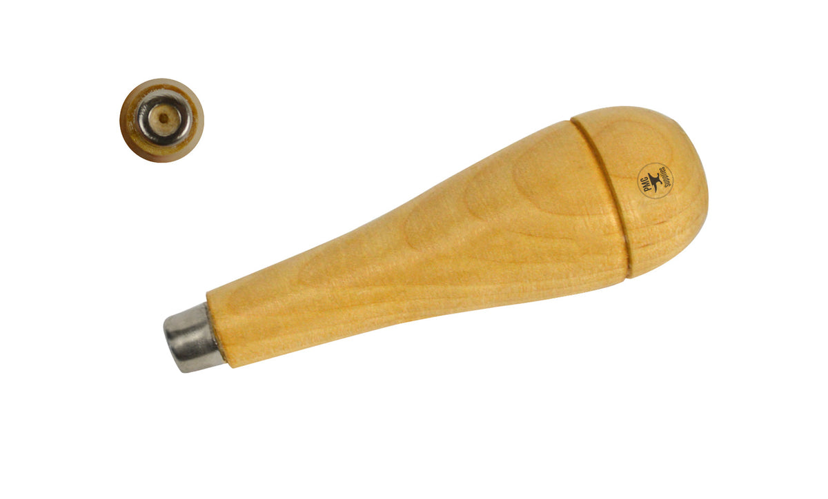 Handle For File 4 Inch Wooden Handle for Files (C) | Durable Ergonomic Grip – PMC Supplies