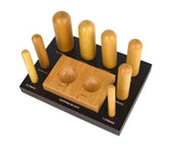 8 Piece Wooden Dapping Doming Punch Block Set - 10 MM to 31 MM