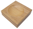 Large Double-Side Wooden Dapping Block with 2 Impressions