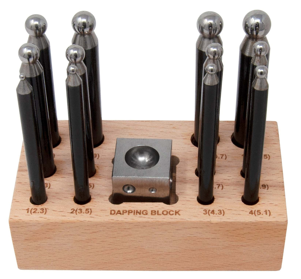 Dapping Cube Dapping Set of 13 Pieces for Metal Forming & Doming - Professional ...