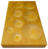 Dapping Block Hardwood Round Shape, 11Cavity Sizes: 12-18-24-30-36-42-48-54-60-66-72mm