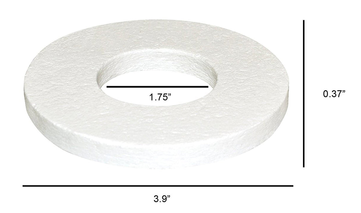 Pro Kiln Small Flange spacer 3.9-inch diameter for Mini Propane Furnace with 1.75-inch center hole and 0.37-inch thickness