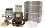 New DKK-12 Kwik Kiln Propane Furnace Kit - Deluxe + Salamander Crucible & Flux by PMC Supplies