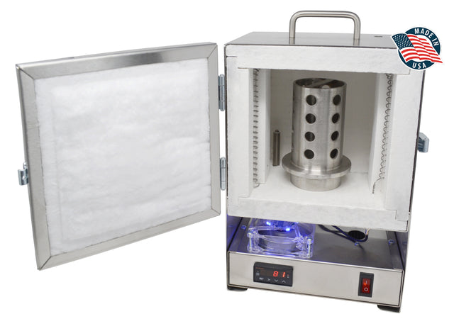 STANDARD TableTop Hi-Temp 2200°F Electric Burnout Oven Kiln for 3D PLA/Resin, and Carvable Wax by PMC Supplies