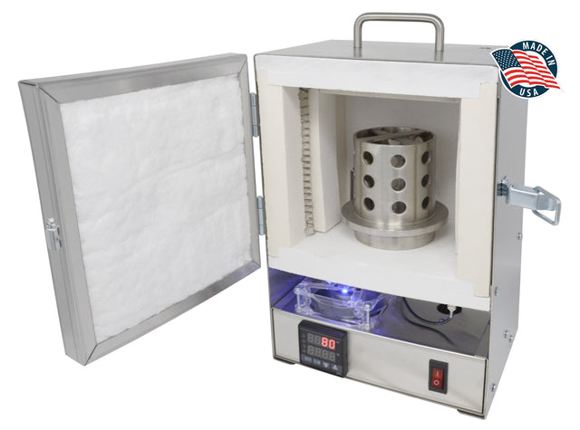 PROGRAMMABLE TableTop Hi-Temp 2200��F Electric Burnout Oven Kiln for 3D PLA/Resin, and Carvable Wax 