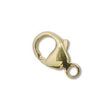 5/PK Gold Filled 13mm Trigger Clasps With Loop