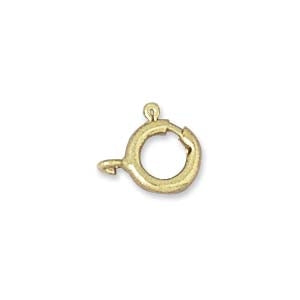 50/PK 6MM SpringRing OP Ring Gold Filled 