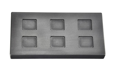 10 Gram Multi Cavity Gold Rectangular Graphite Ingot Mold