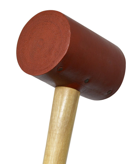 2" Rawhide Hammer Leather Mallet - 6 Oz