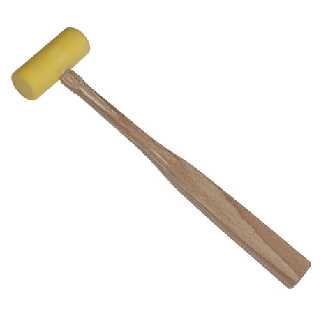 1" Yellow Nylon Hammer With Oval Handle