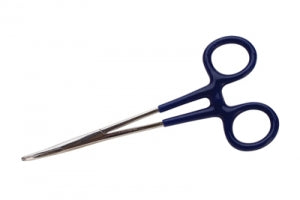 5" Curved Forceps w/ Grip