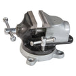 1-1/2 inch table vise with clamp fixed base for secure mounting and small project clamping