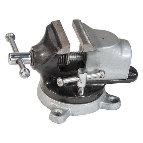 1-1/2 inch table vise with clamp fixed base for secure mounting and small project clamping