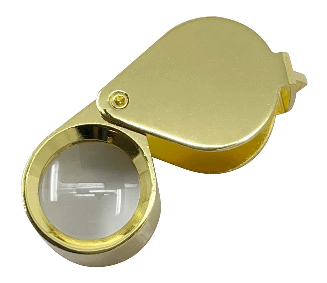 Eye Loupe 10x Triplet Type (18mm) Golden