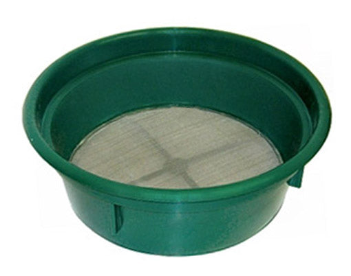 Keene 1/100 Inch Classifier green gold prospecting sieve for material sizing and pre-classifying before sluice box or gold pan use