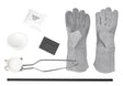 Melting Set with Ceramic Crucibles Tongs Borax Graphite Mold Gloves and Stir Rod