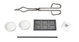 Melting Kit with Tongs Borax Graphite Stir Rod Multi-Cavity Graphite Ingot Mold & Ceramic Crucibles