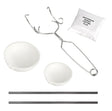 250 & 500 Gram Ceramic Crucibles Kit with Borax & 2 Stir Rods