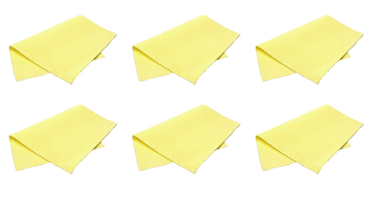 Sunshine Polishing Cloth Kit: 6-Pack - 7-1/2" x 5