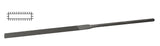 Glardon Vallorbe Swiss 6-1/4" extra coarse equalling pillar needle file with ergonomic handle for metal shaping and deburring