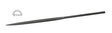 Glardon™ Vallorbe Swiss 7-7/8" Half Round Needle File Cut 1 Medium/Coarse - LA2402 by PMC Supplies