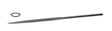 Glardon Vallorbe Swiss 6-1/4" needle crossing file cut 0 coarse for precision metal shaping