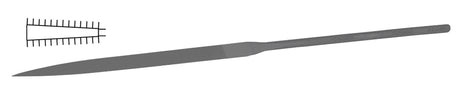 Glardon™ Vallorbe Swiss 6-1/4" Needle Knife File Cut 2 Medium - LA2405 by PMC Supplies