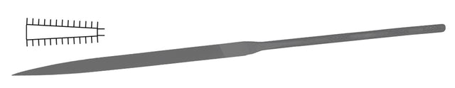 Glardon™ Vallorbe Swiss 4" Needle Knife File Cut 2 Medium - LA2405 by PMC Supplies
