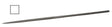 Glardon Vallorbe Swiss 7-1/8" square needle file Cut 2 medium with ergonomic handle for precise metal filing