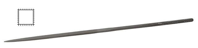 Glardon Vallorbe Swiss 7-1/8" square needle file Cut 2 medium with ergonomic handle for precise metal filing