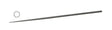Glardon™ Vallorbe Swiss 6-1/4" Round Needle File Cut 3 Medium/Fine - LA2410 by PMC Supplies