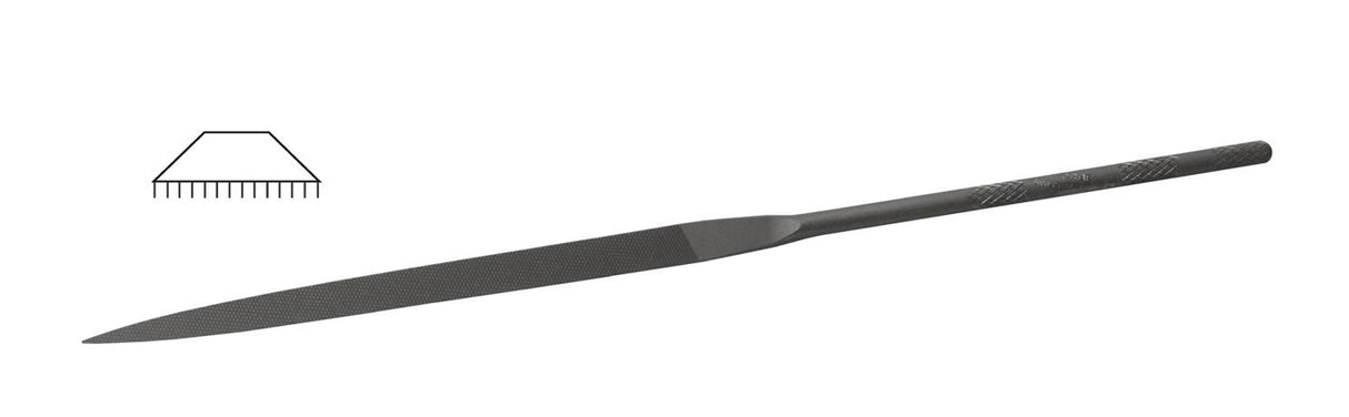 Glardon™ Vallorbe Swiss 7-1/8" Barrette Needle File Cut 2 Medium - LA2411 by PMC Supplies