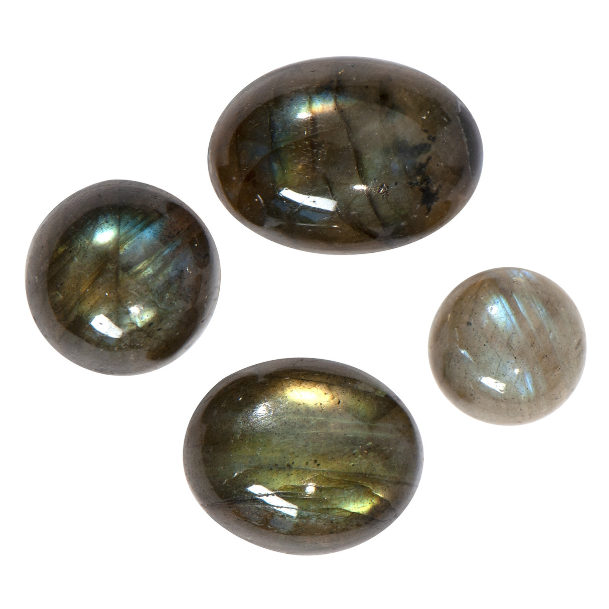 14X10 MM Labradorite Oval Cabochon - Per Piece