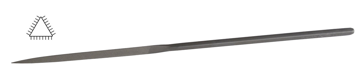 Glardon™ Vallorbe Swiss 55 MM Escapement Three Square File Cut 8 Ultra-Fine - LE3014 by PMC Supplies